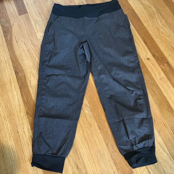 Prana grey joggers with pockets L - Picture 1 of 5
